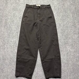 Everlane Pants Womens 2R (26x26) Black Barrel Utility Wide Leg Baggy